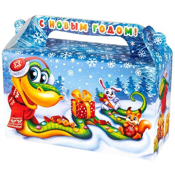 Сладкий новогодний подарок Курьер Ужик